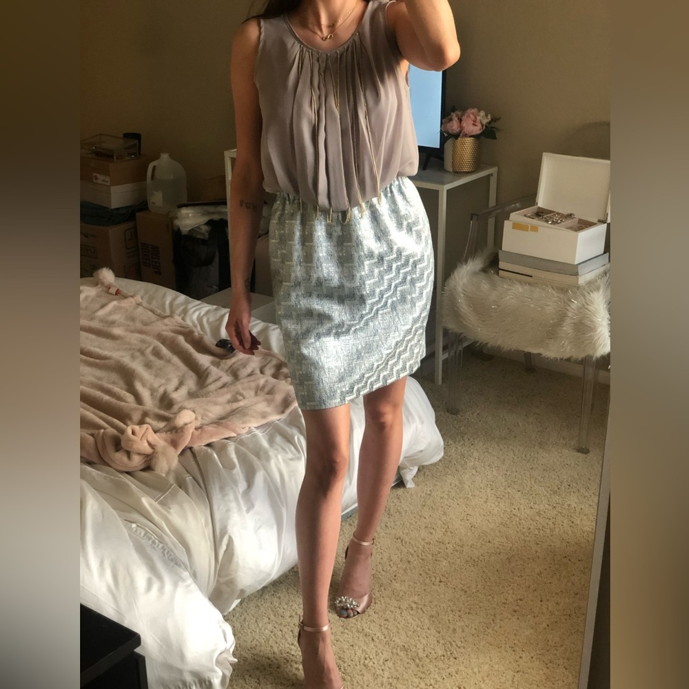 Esley Two Tone Dress
